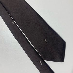 Yves Saint Laurent Brown Tie Mens OS